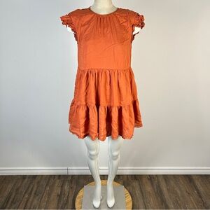 ❤️ Wilfred La Boheme Vibrant Orange Kids Dress XXS